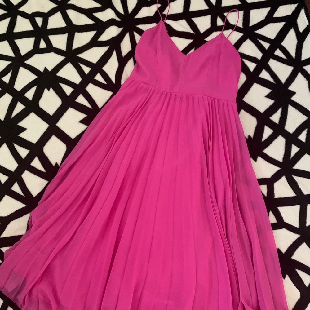 ASOS pink midi dress sz 4